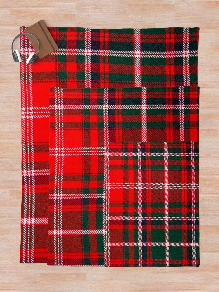 MacDougall Tartan Throw 담요 담요 및 던지기 소파 던지기 담요