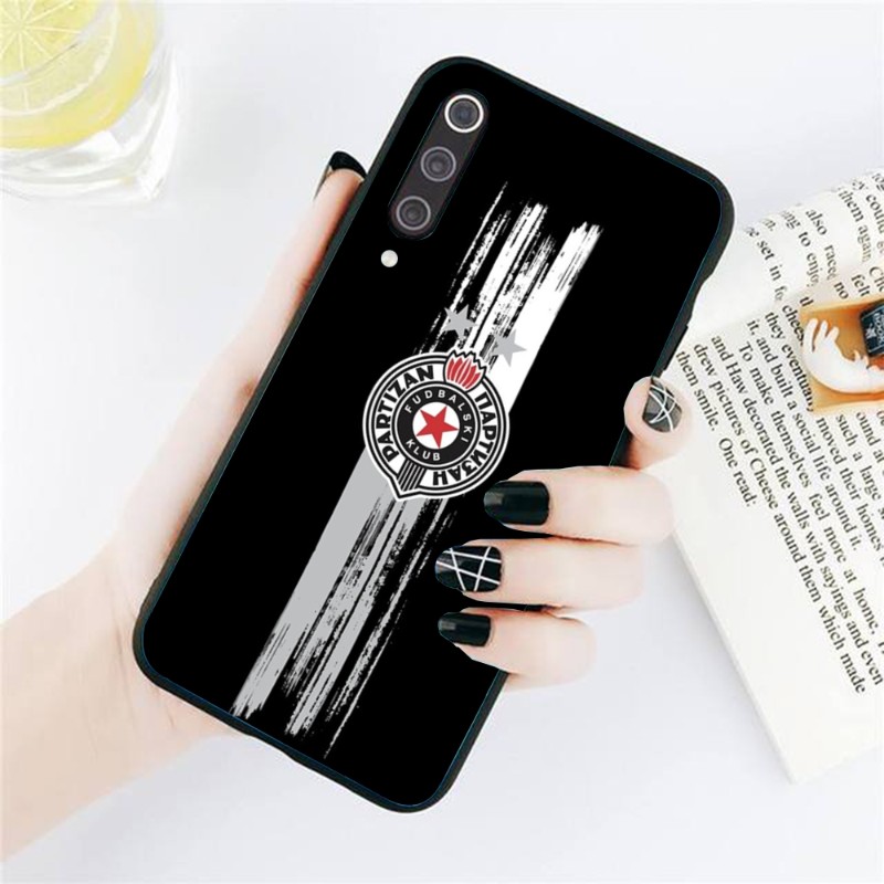 Partizan Beograd Case para Xiaomi Redmi Nota 12 11 10 9T Pro Redmi 12 10 9A 9C POCO X5 Soft Black Phone Tampa