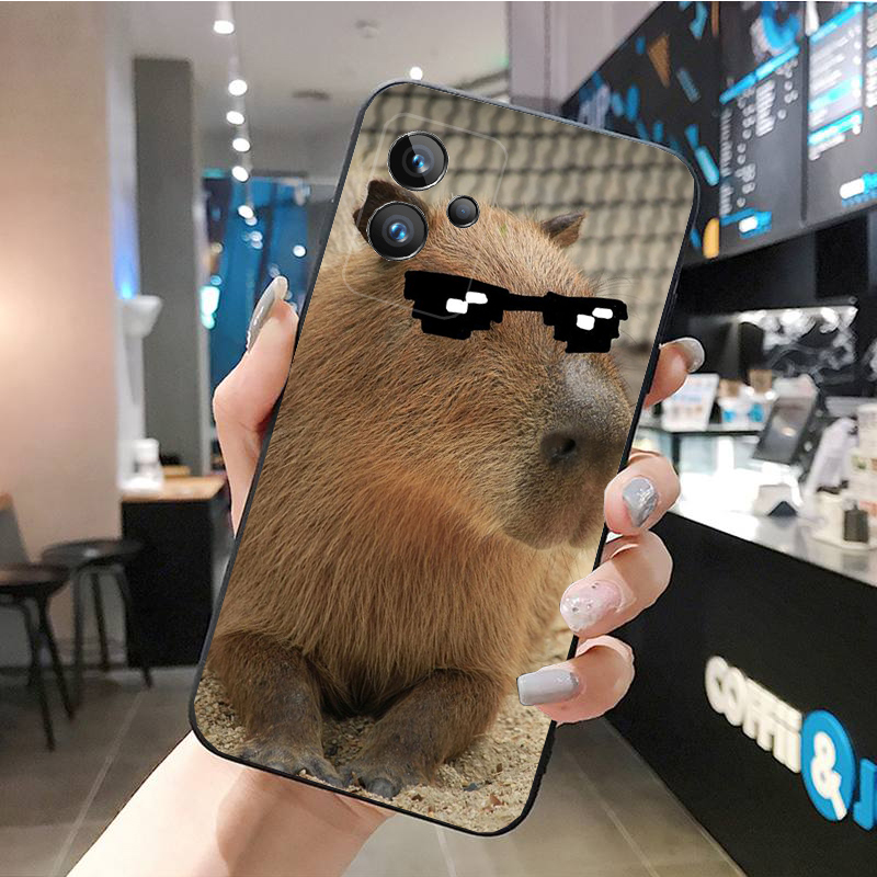 Custodia telefono di Animal Capybara Oppo Realme 10 Pro Plus 9 8 7 6 Pro GT 2 Pro X2 Pro C21Y C11 X3 Superzoom Fund