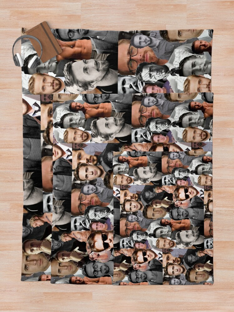 Ryan Gosling Collage Throw Blanket