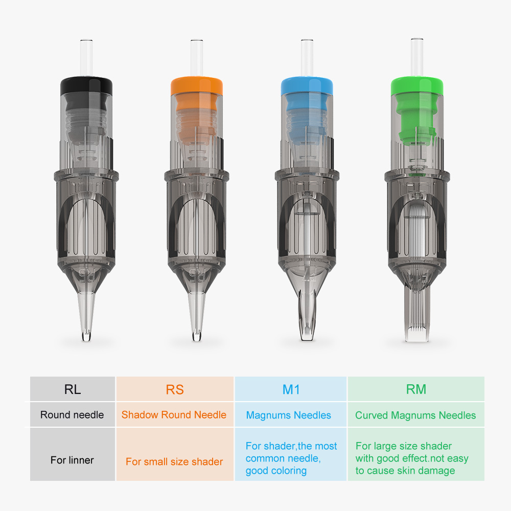 Картридж татуировки игласти RL RS RM M1 одноразовая стерилизованная татуировка татуировки.