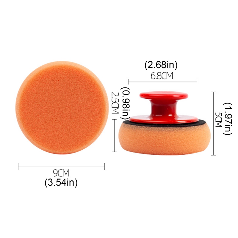 Autowäsche Wachs Polish Polishing Pad Schwamm Auto Reinigungstuch Wachs Applikator für Auto -Polither Wachs Schwamm Car Accessoires