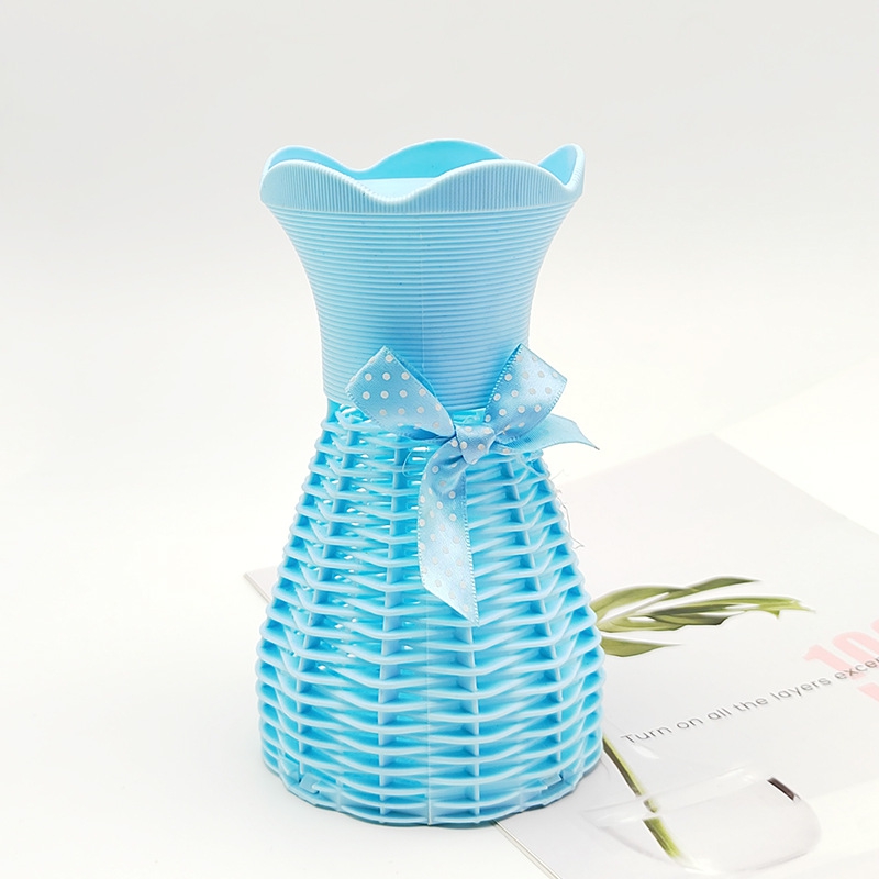 Vase en plastique Vase incassable pour arrangement de fleurs