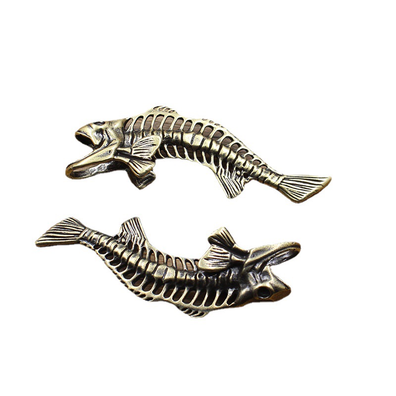 Hollow Fish Bone Personalizzato Creative Uomini Coperontà di pendente vintage Tornario le auto -pendente Regalo artigianale