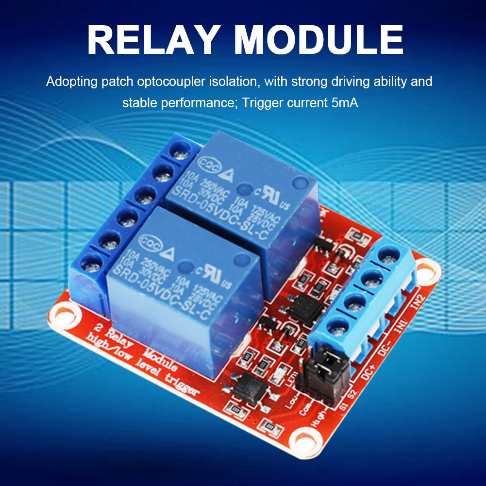 1/2/4/8 Channel Relay Switch Module med OptoCoupler 5V 12V 24V RELAY MODULE STORD Support Support High Low Level Trigger