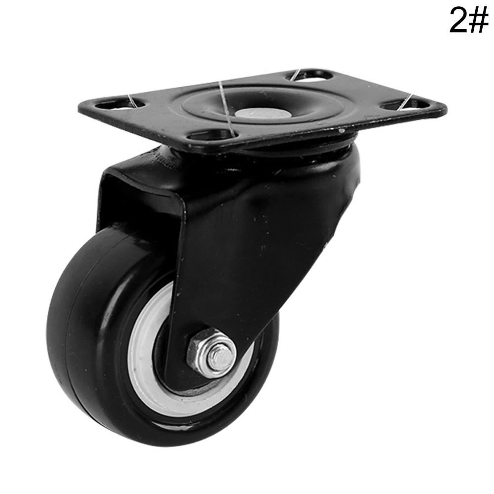 Universal 1.5 Inches Mute Directional Brake Caster Wheel Furniture Accessory with Brake Swivel Castor Wheels