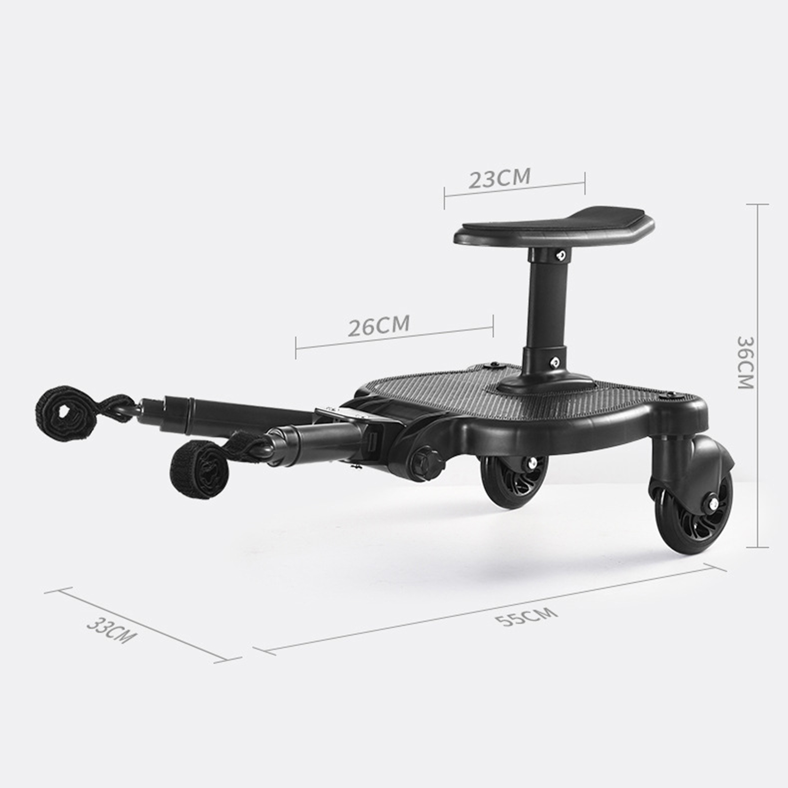 Baby Stroller Stroller Glider Board Glider Board with Removable Seat Wheeled Board Wheeled Board Stroller