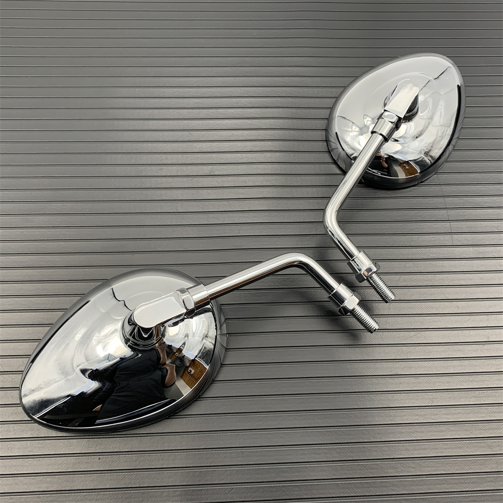 Universal Motorcycle Rearview Side Mirror Chrome For Indian Chief Chieftain Scout Roadmaster Motorcycle 10MM Mirror