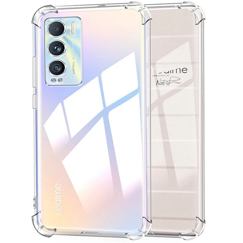 Case de choque de transparência para o RealMe GT neo 5 3t 2t gt 2 pro 5g tpu capa para realem C55 C53 C33 C30 C31 C21 C25 Caso de silicone