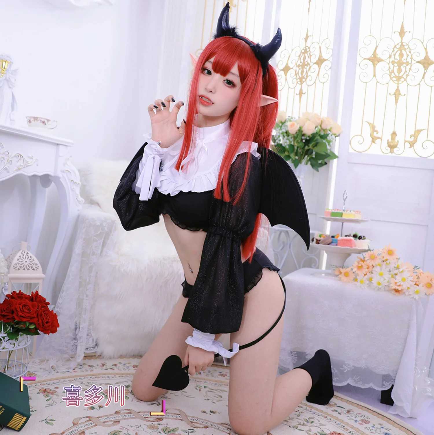 Anime Costumes Anime Rizu Kyun Kitagawa Marin Cosplay My Dress Up Darling Cosplay Bikini Kuroe Shizuku Poster Halloween Costume Party 240411