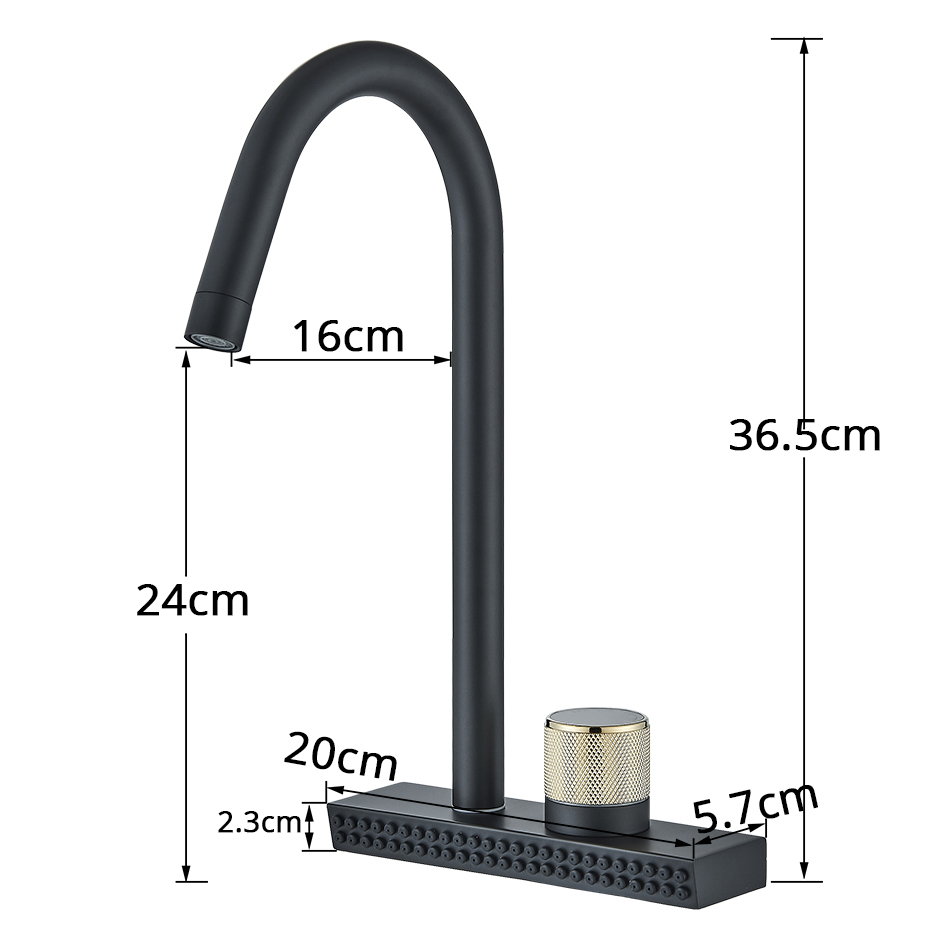 Regen waterval keuken kraan afwaszwembad kraan tap met één gat uittrekken tik uit meerdere wateruitlaten badkamer mixer