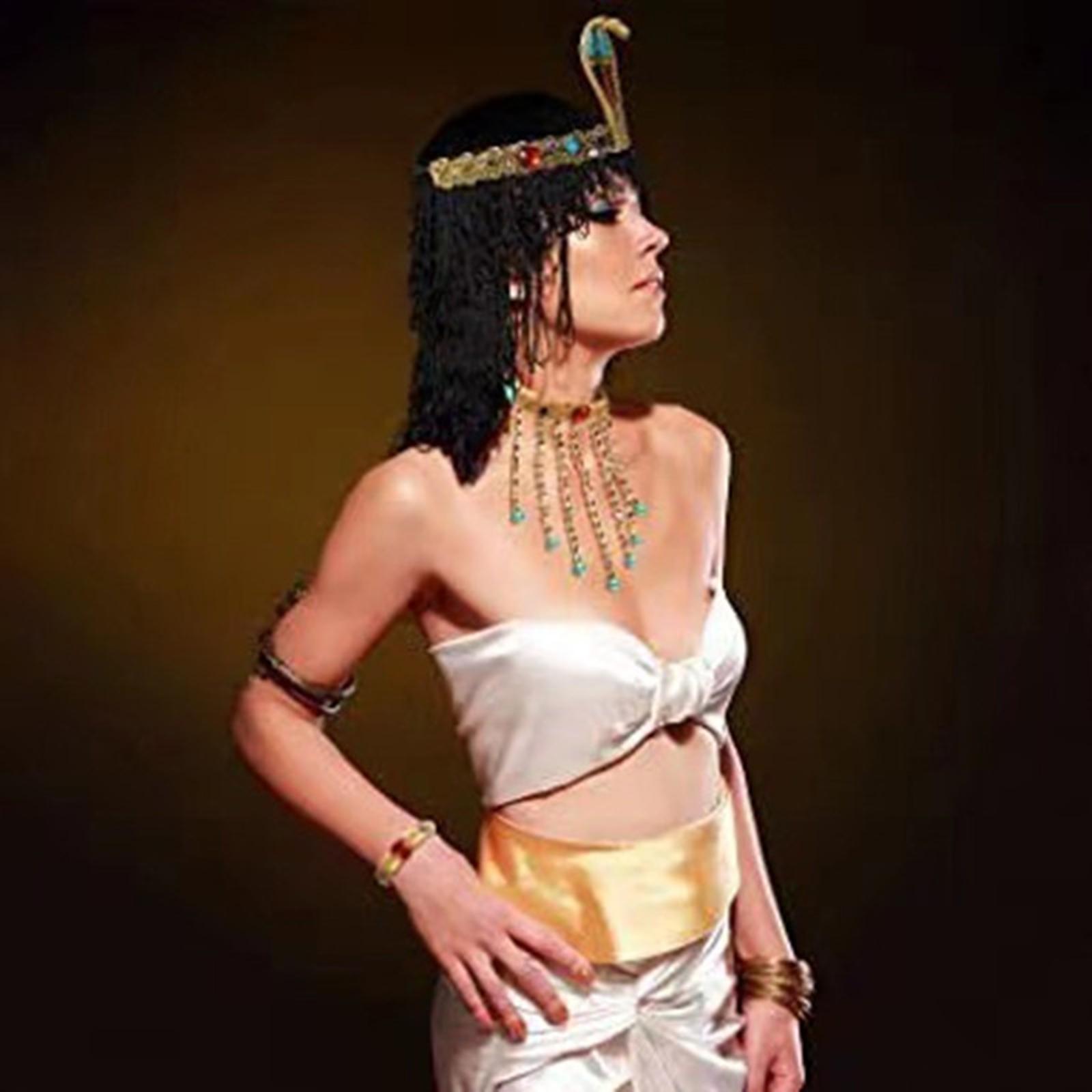 3 peças femininas femininas figurinas egípcias Bandada de miçangas para festas de partida