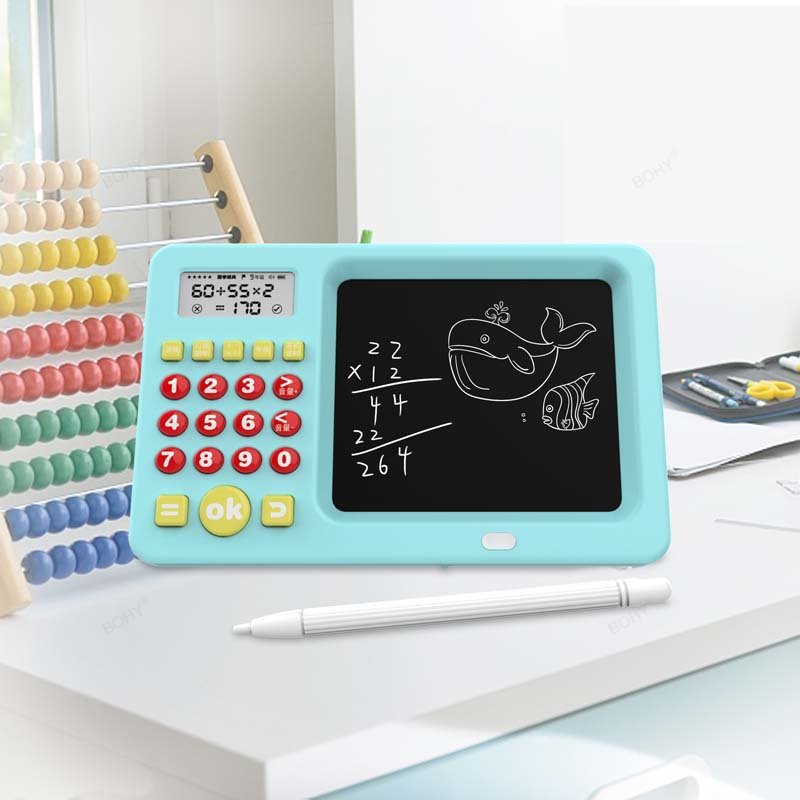 Machine de calculatrice USB Kids Tablets Dessin numériques Tablets de formation Arithmetics pour enfants Test de mathématiques GAMETOY