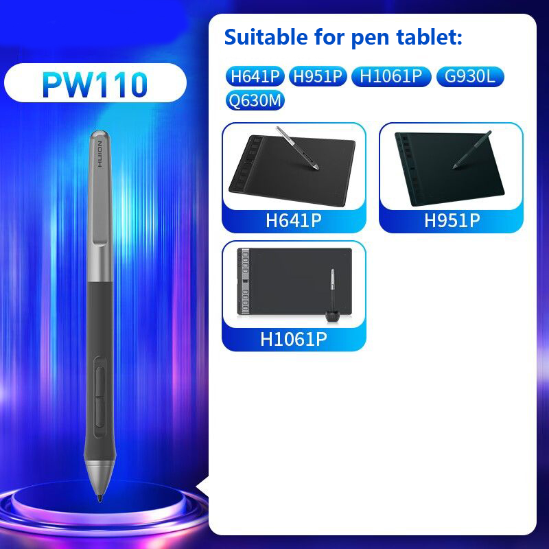 Stylo numérique avec deux touches de raccourci stylet de dessin pour tablette graphique Huion 420 H430p Kamvas Inspiroy