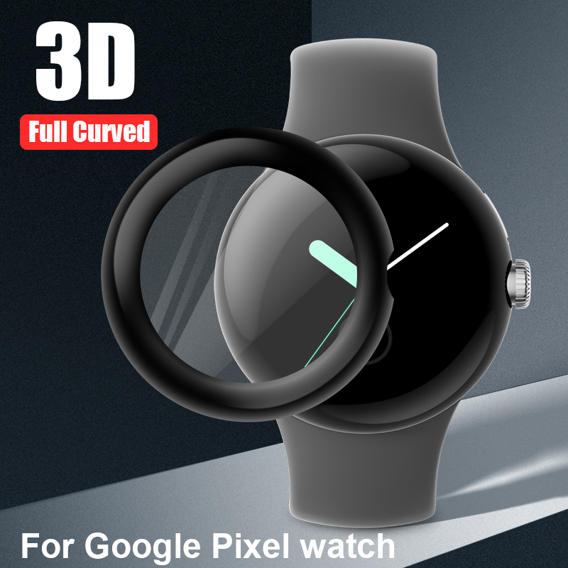 3D-изогнутый мягкий край защитный пленка для Google Pixel Watch SmartWatch Полная обложка Antra-Scratch Smart Smart Accessories