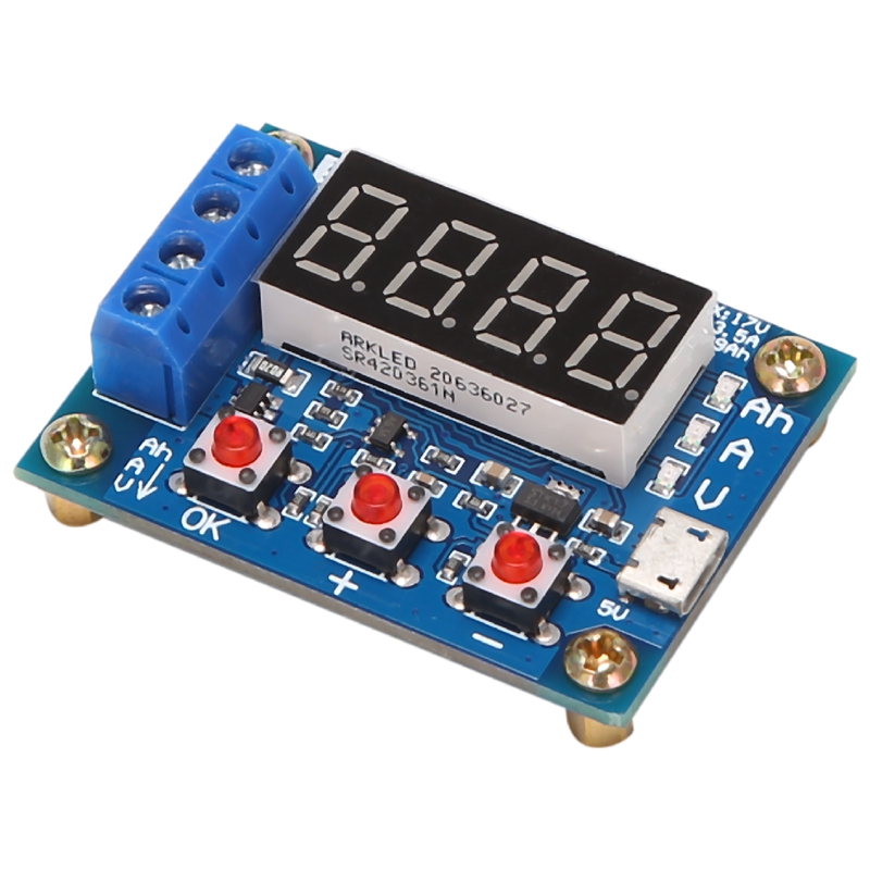 ZB2L3 Battery Tester LED Digital Display 18650 Lithium Battery Power Supply Test Resistance Lead-Acid Capacity