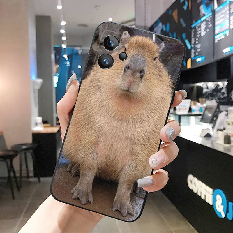 Custodia telefono di Animal Capybara Oppo Realme 10 Pro Plus 9 8 7 6 Pro GT 2 Pro X2 Pro C21Y C11 X3 Superzoom Fund