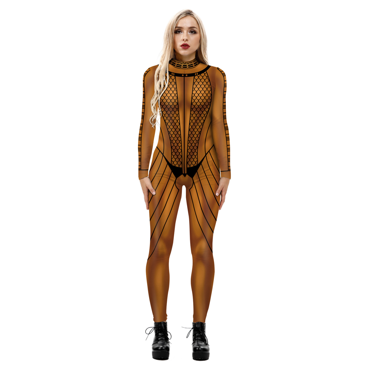 Halloween The Mummy 2 Cosplay Jumpsuit Kostüme Frauen ANCK Su Namun Superhelden Bodysuit Party Zentai Anzug