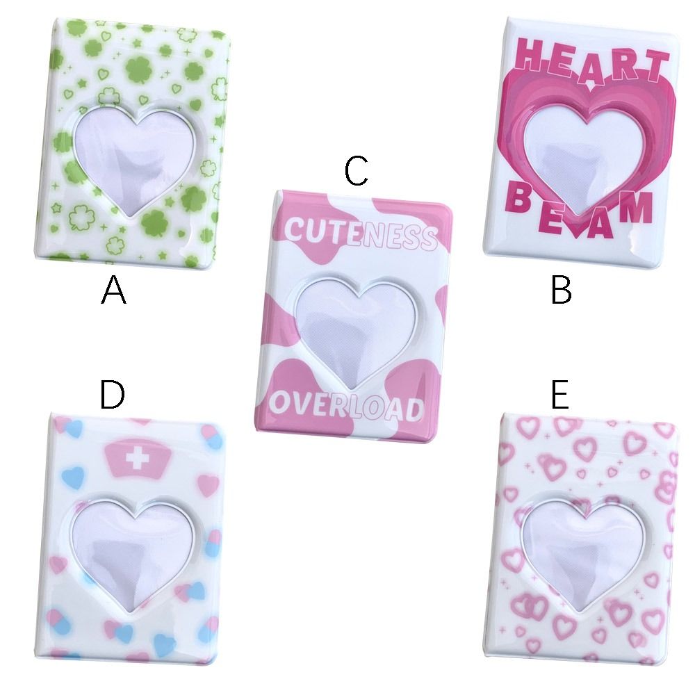 Hollow Love Heart Photocard Holder Card Scinder именная карта картона держателя получения квитанции хранилище фотоальболь для фотоальбома