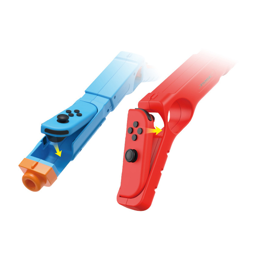 銃の形ハンドグリップセンスnintendスイッチ用のジョイスティックホルダー