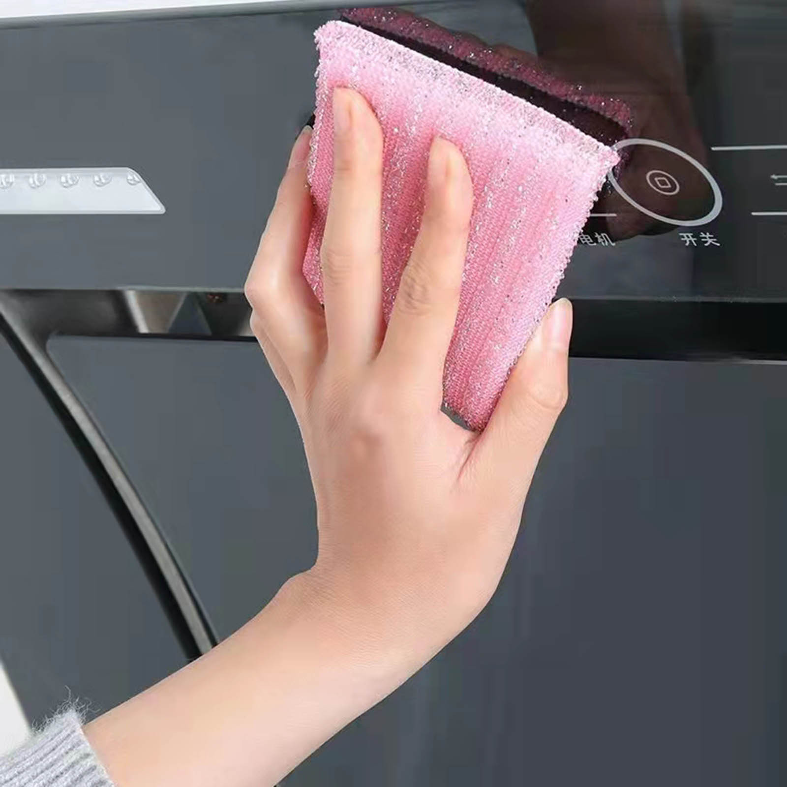 /Pack Kitchen Cleaning Cloth Double-sided Dishwashing Sponge Pan Dishwash Cloths Washing Sponge Brush Kitchen Clean Tools