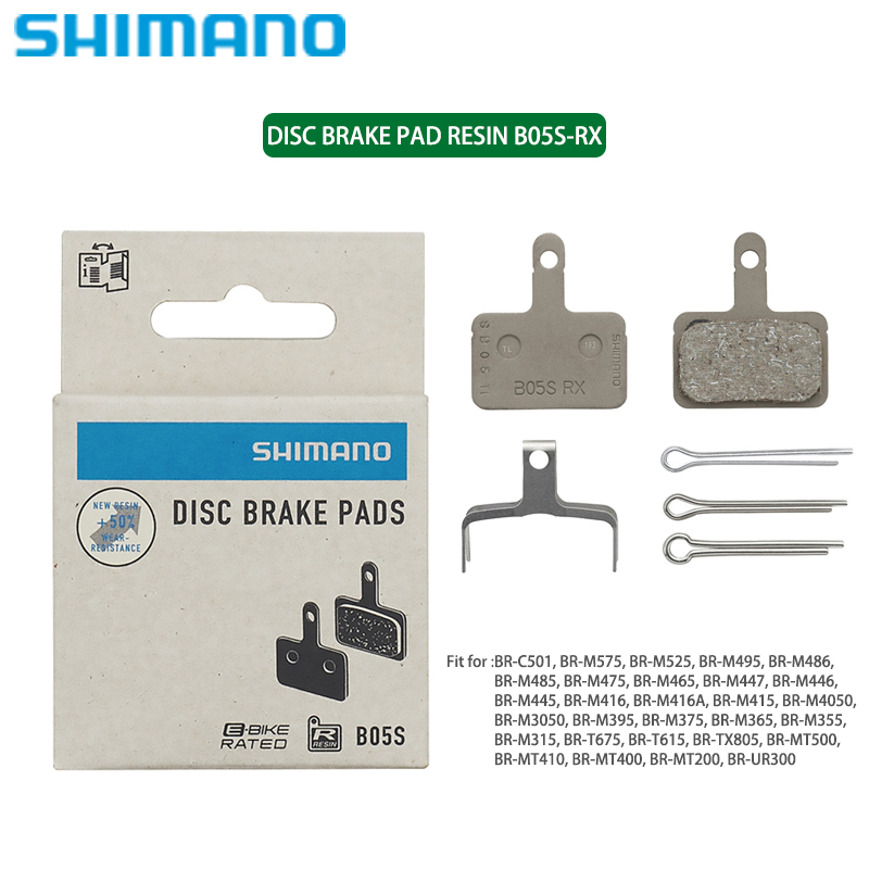 Shimano Tarc Brake Pad B05s dla łopat hamulcowych żywicy górskiej dla BR-M315 BR-T675 BR-T615 BR-TX805 MTB Oryginalne części rowerowe