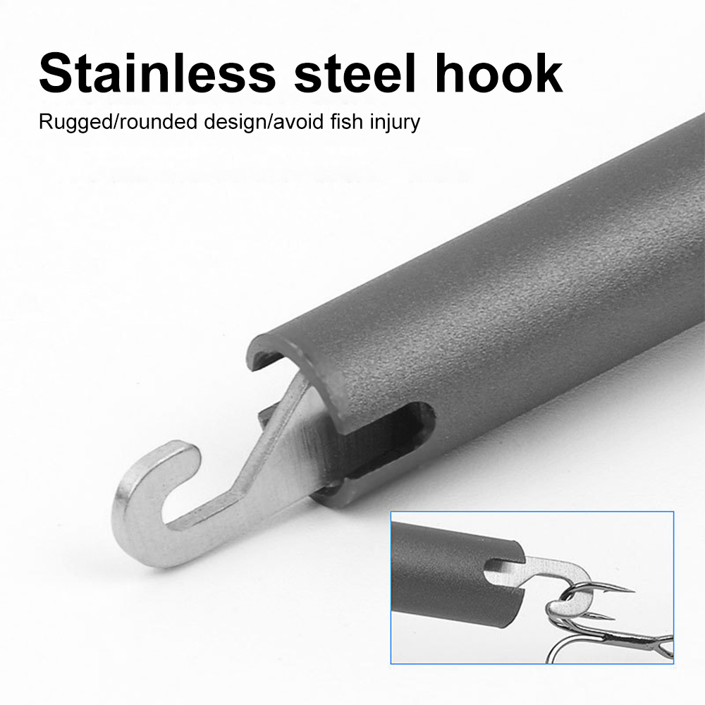 1st Fishing Hook Remover Tool Fishing Lure Remover Aluminium Tube Hook Detacher Portable Fish Hook Out Extractor 3 Färger