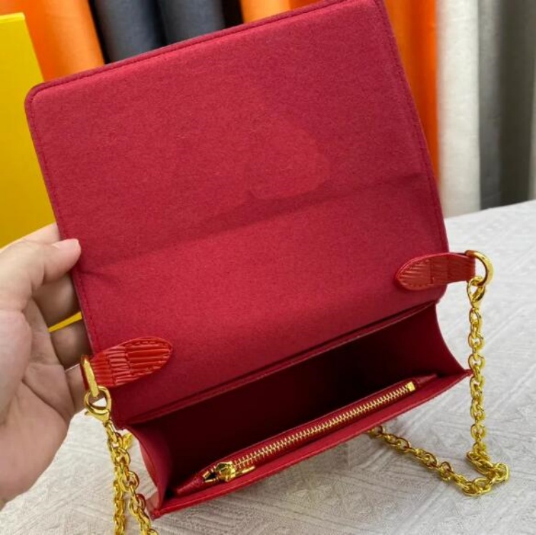 Designer Shoulder Bag Twist Belt Chain Bag Genuine Leather Women One Crossbody Bag Messenger Purse Valentine's Day Gift