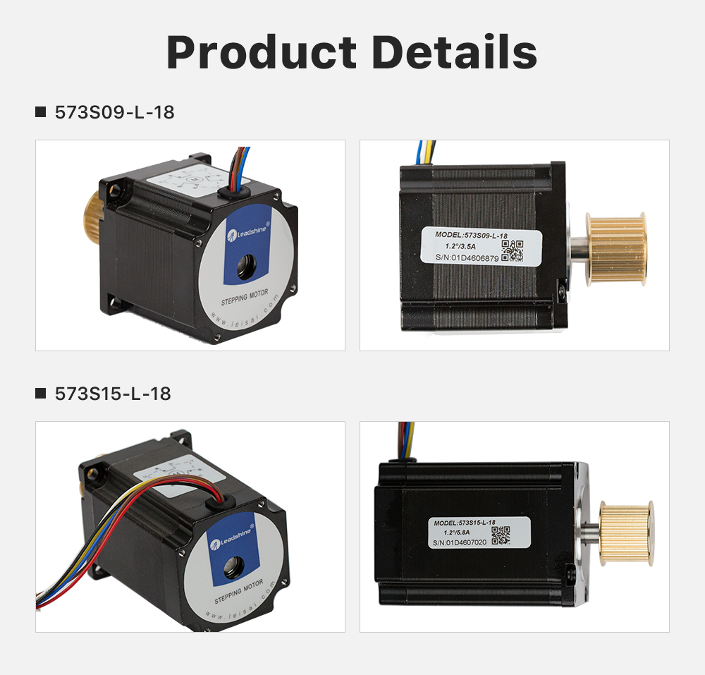 リードシャイン3フェーズネマ23ステッパーモーター0.6-1.5n.m CNC彫刻用製粉機用CO2マシンモーター3Dプリントマシン