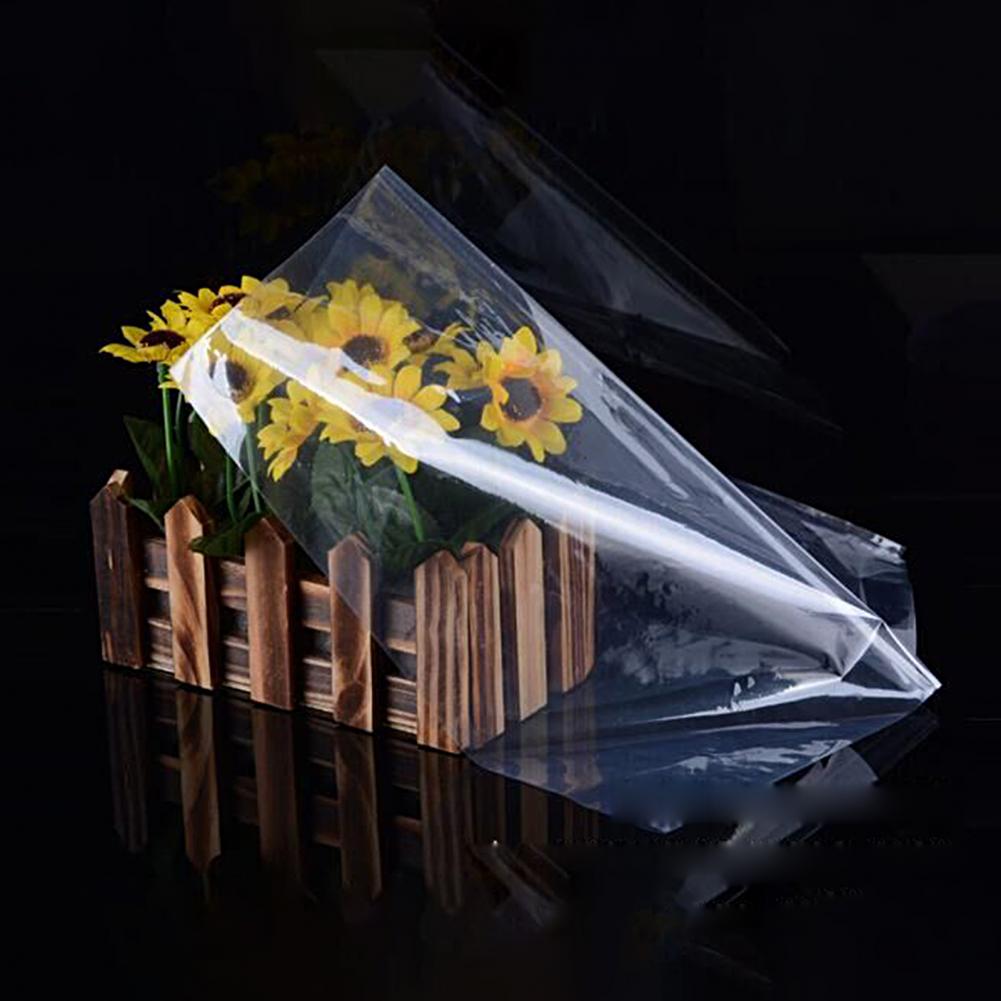 100st PVC Heat Shrink Film Wrap Storage Bag Retail Packing Bag Clear Plastic Polybag Cosmetics Packaging Pouch Organizers