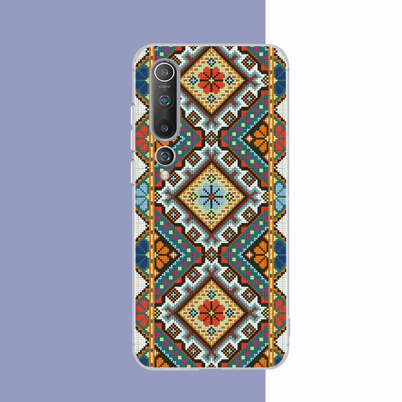 Capa de telefone do padrão ucraniano para Samsung S21 A10 para Redmi Note 7 9 para Huawei P30Pro Honor 8x 10i Capa