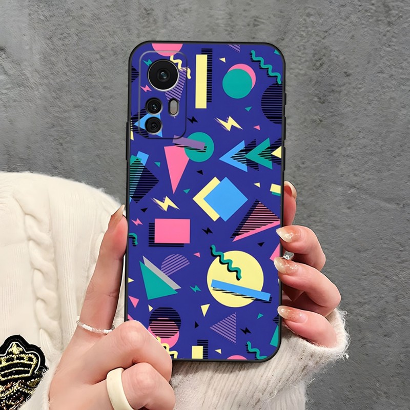 Роскошная геометрия Cool Phone Case для Redmi 8 9 9a 7a 10 8a 10a Примечание 11 10S 7 11S плюс Poco x3 Pro NFC Design Cover Back Cover