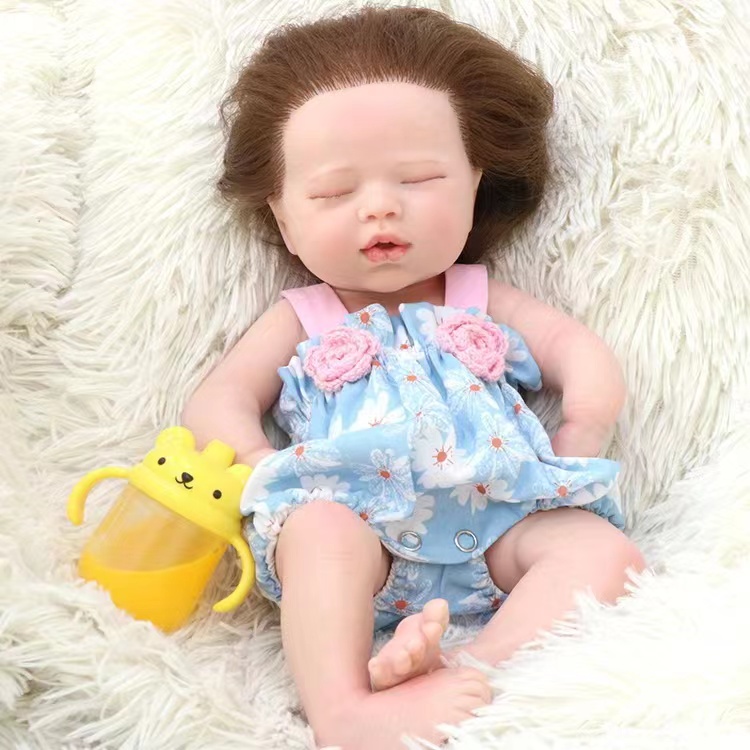 Жизненный 35 см Reborn Baby Doll Coll Body Solid Silicone очень мягкий мальчик реалистичный искусство Bebe День рождения подарки могут выпить воду для мочеиспускания