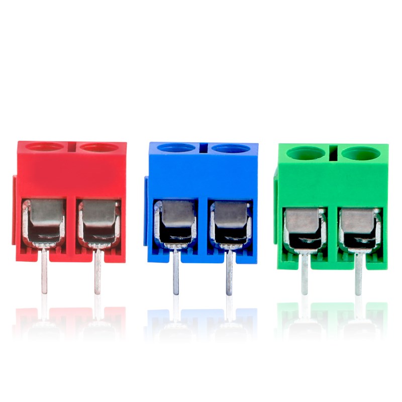 10/20 / / KF301-5.0-2P KF301-3P KF301-4P Pitchez 5,0 mm Broche droite 2p Vis PCB Connecteur Blocage bleu vert