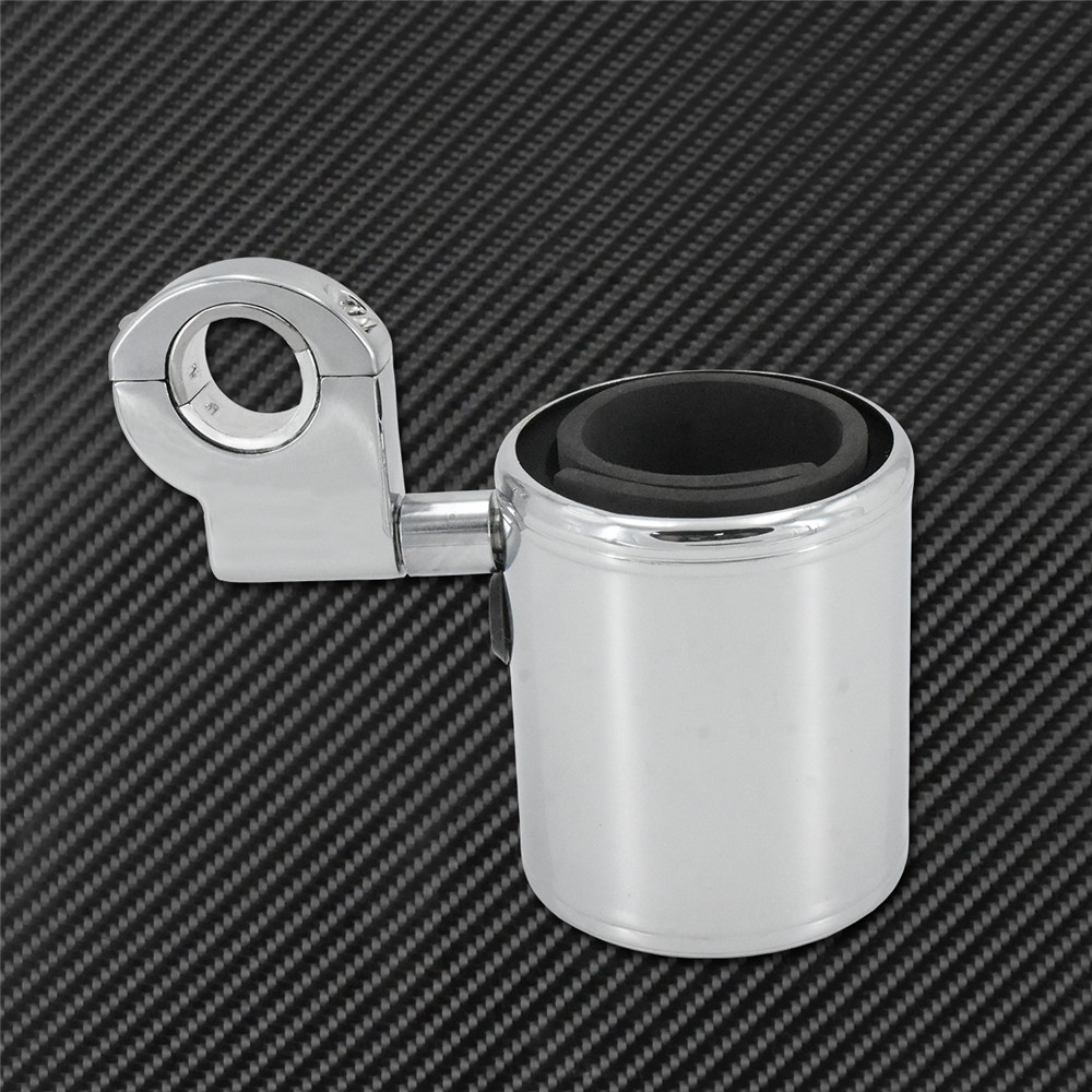 Porte-guiard de tasse réglable de moto universel 22 mm-32 mm pour Harley Touring Street Glide Softail Breakout Dyna Sportster