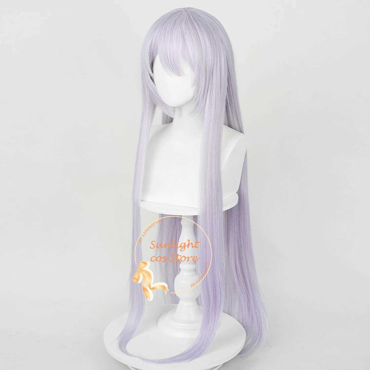 Anime Costumes Anime Darling Cosplay Kitagawa Marin Cosplay Wig Light Purple Wojskowy Mundur Black Lobelia Syntetyczne włosy+Wig Cap 240411