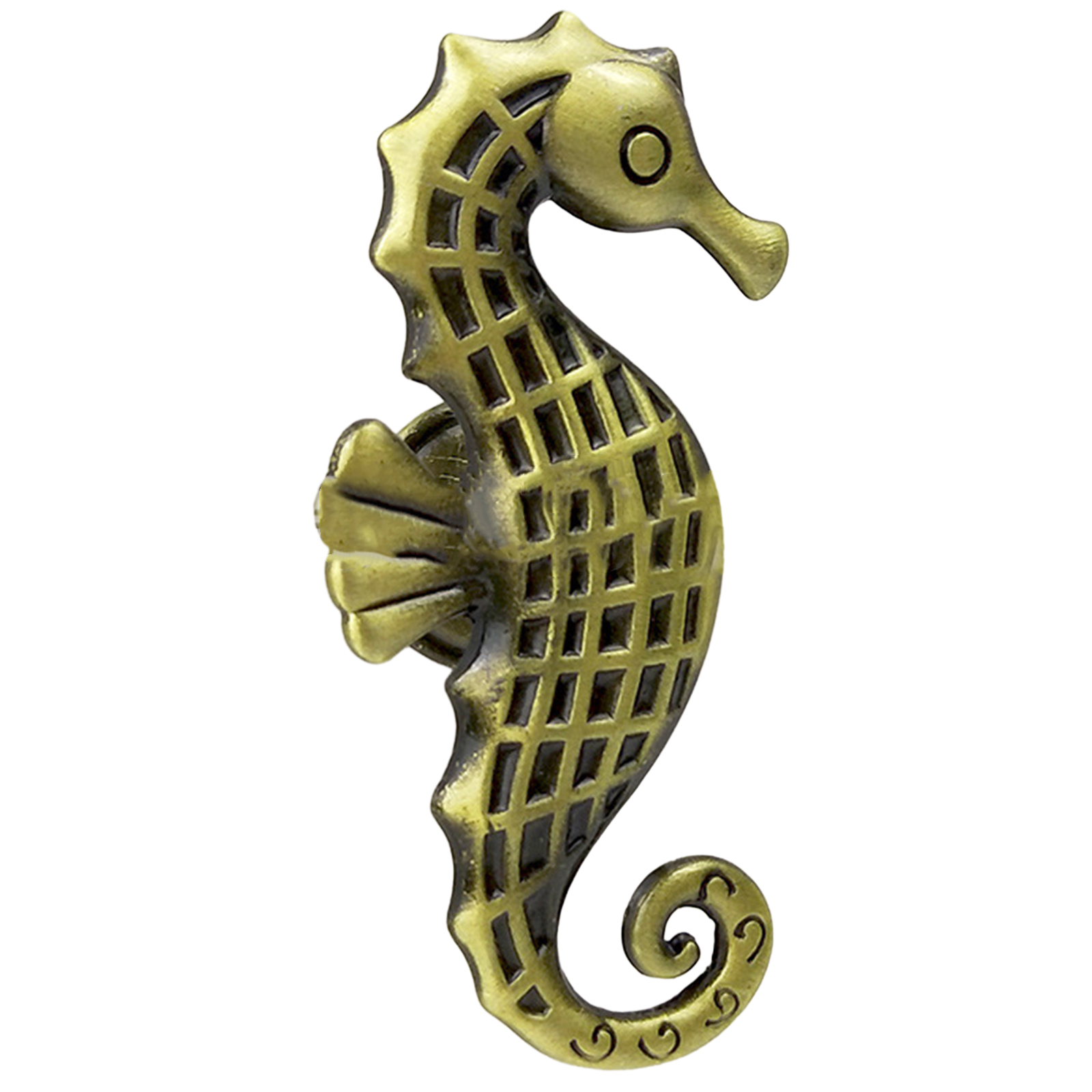 Vintage Seahorse Handle Pull Knob Furniture Door Handles Cupboard Cabinet Knobs Kitchen Drawer Pull Handles Home Decoration