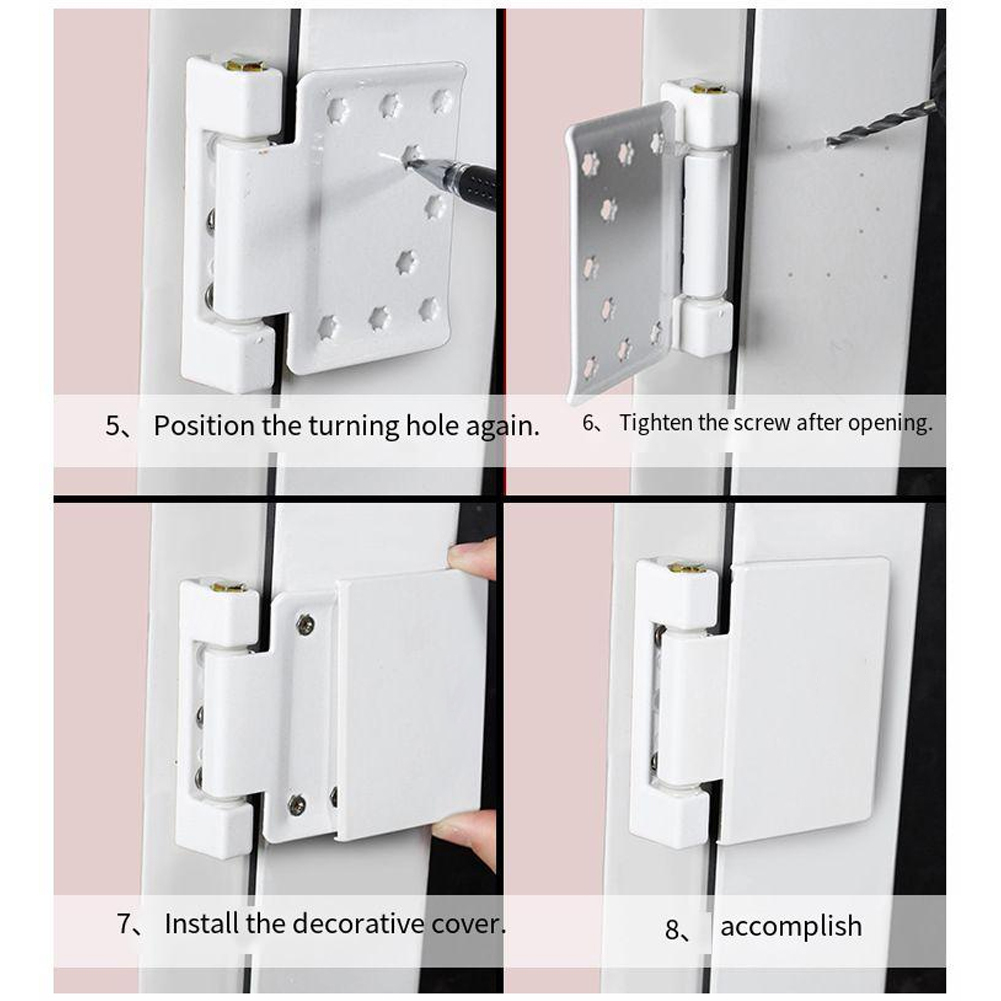 Bisagra de ventana plana Puerta de aleación de aluminio Banja de bandera de la bandera de la bandera de alta seguridad a la derecha se puede usar la puerta de la puerta de la puerta de la puerta de la puerta de la puerta