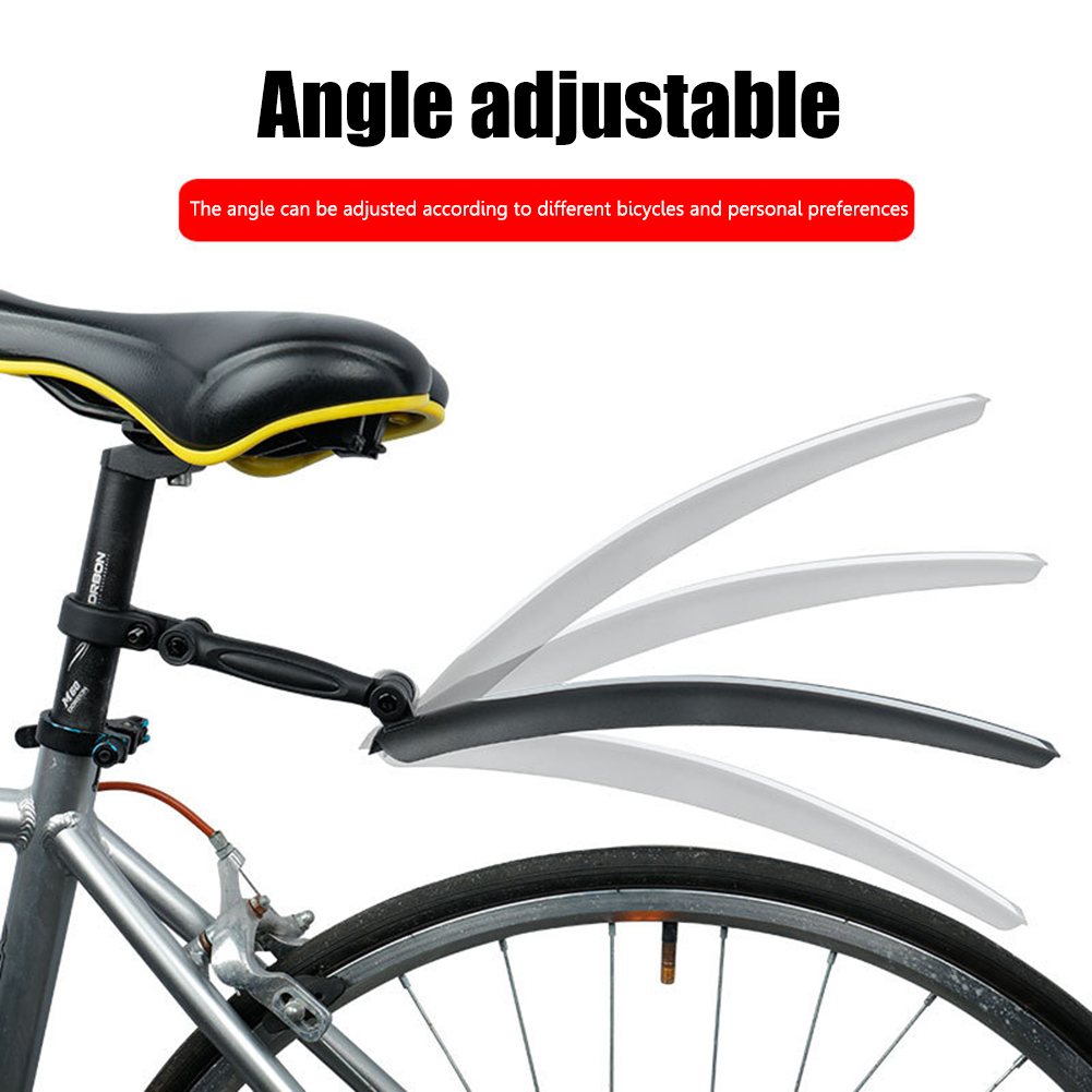 2pcs dağ bisikleti çamurluk kanatları yansıtıcı şerit ile evrensel ön bisiklet çamurlukları bisiklet ekipmanları bisiklet parçaları