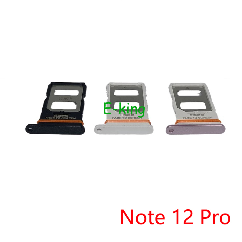 Pour Xiaomi Redmi Note 12 12s Turbo Pro Plus SIM Card Slot Tray Holder SIM Card Reader Socket