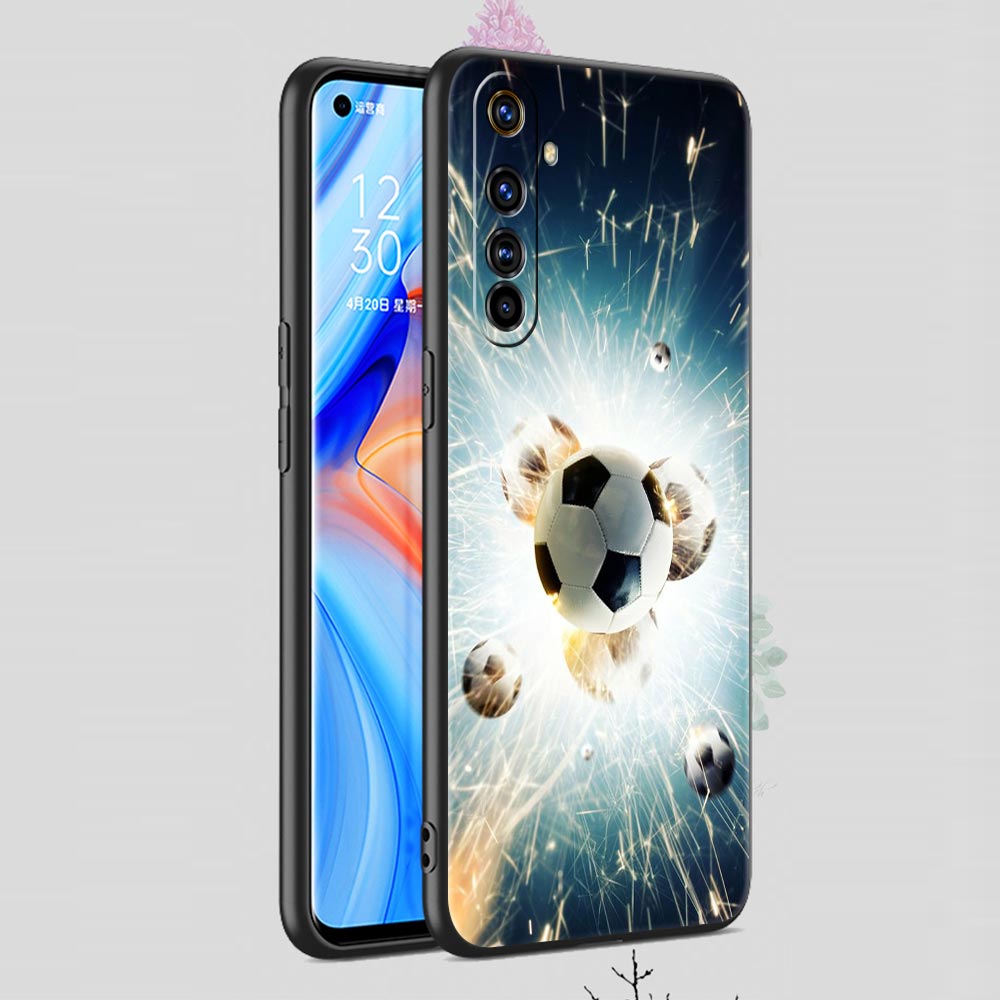 Für Realme 10 9 8 5G 7 6 GT2 Pro Plus 9i 8i C21 C11 C25 C35 Fußball -Fußballfeld -Telefonhülle für Realme GT NEO 2 3 3T Cover