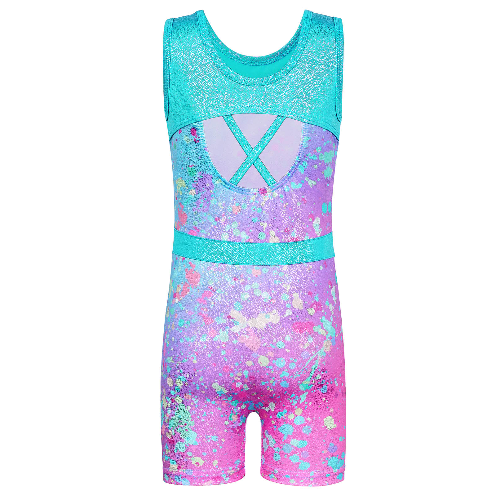 Baohulu Sparkle Gymnastics Tuchard met pant girls ballet dancewear ballerina oefenoutfit Performance kostuums jumpsuit