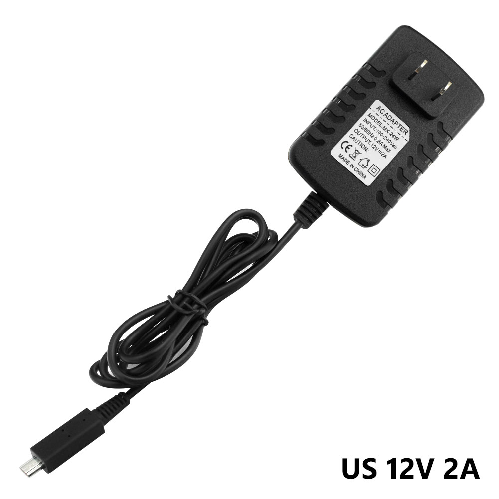 12V 1.5A 2A Guia de suprimento A100 A510 A700 A701 Adaptador de carregador Adaptador Acerpador de parede Adaptador de parede Power para o carregador de parede para alimentação de comprimidos