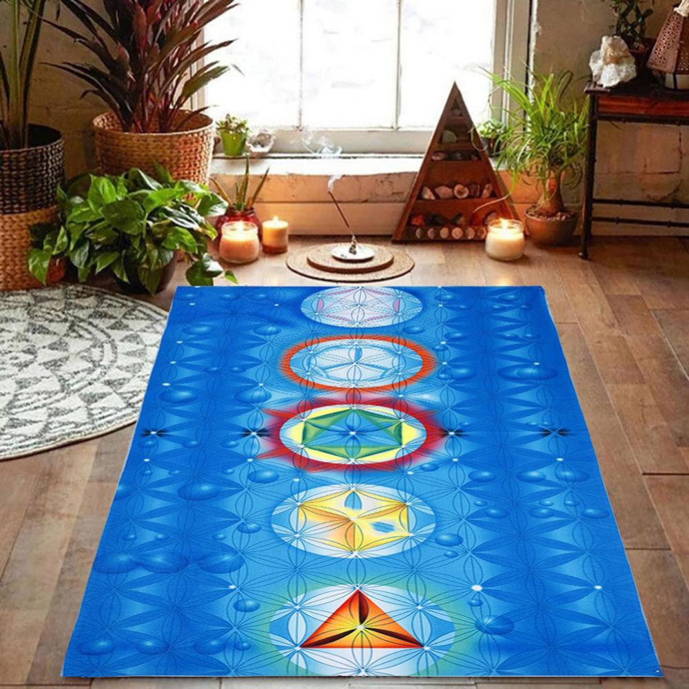 7 Czakra Bohemia Ket Summer Bachownik Joga Mat Mat Pad Home Tekstyle