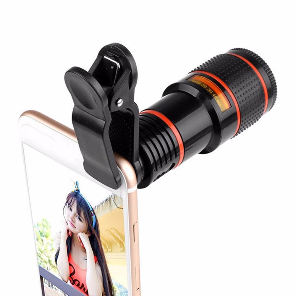 12-кратное увеличение телефона зеркала Long Focus HD-совместимое с внешним телескопом для цифрового универсального телефона Lens Lens Long