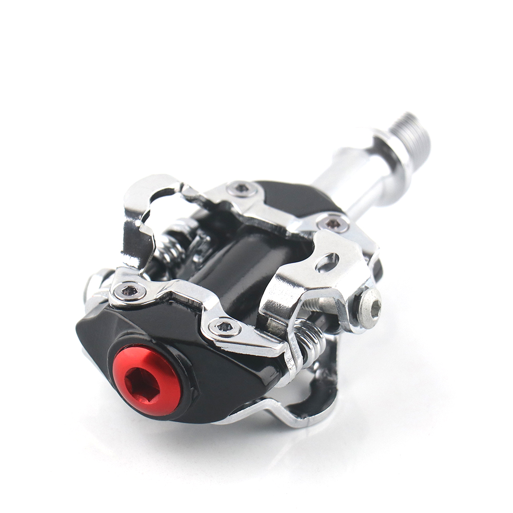 Bicycle Paddle Spd Cleats Footrest Aluminum Self-locking for Cycling Bearings MTB Pedals Mountain Bike Automatic Pedalen Clip