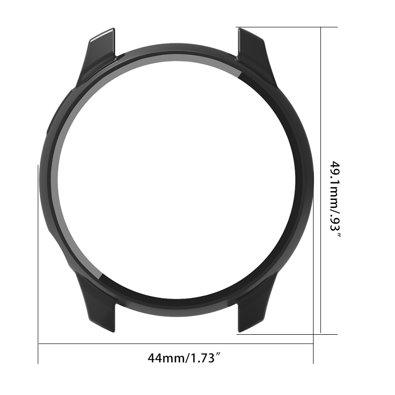 Proteggi pellicola in vetro temperato Copertina PC dura adatta Coros Pace 2 paraurti schermo di orologi intelligenti Shell Protector SH