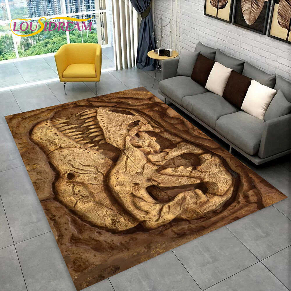 3D Животные ископаемые серии Dinosil Series Crug, коврик для домашней гостиной спальня для спальни диван-швейцар