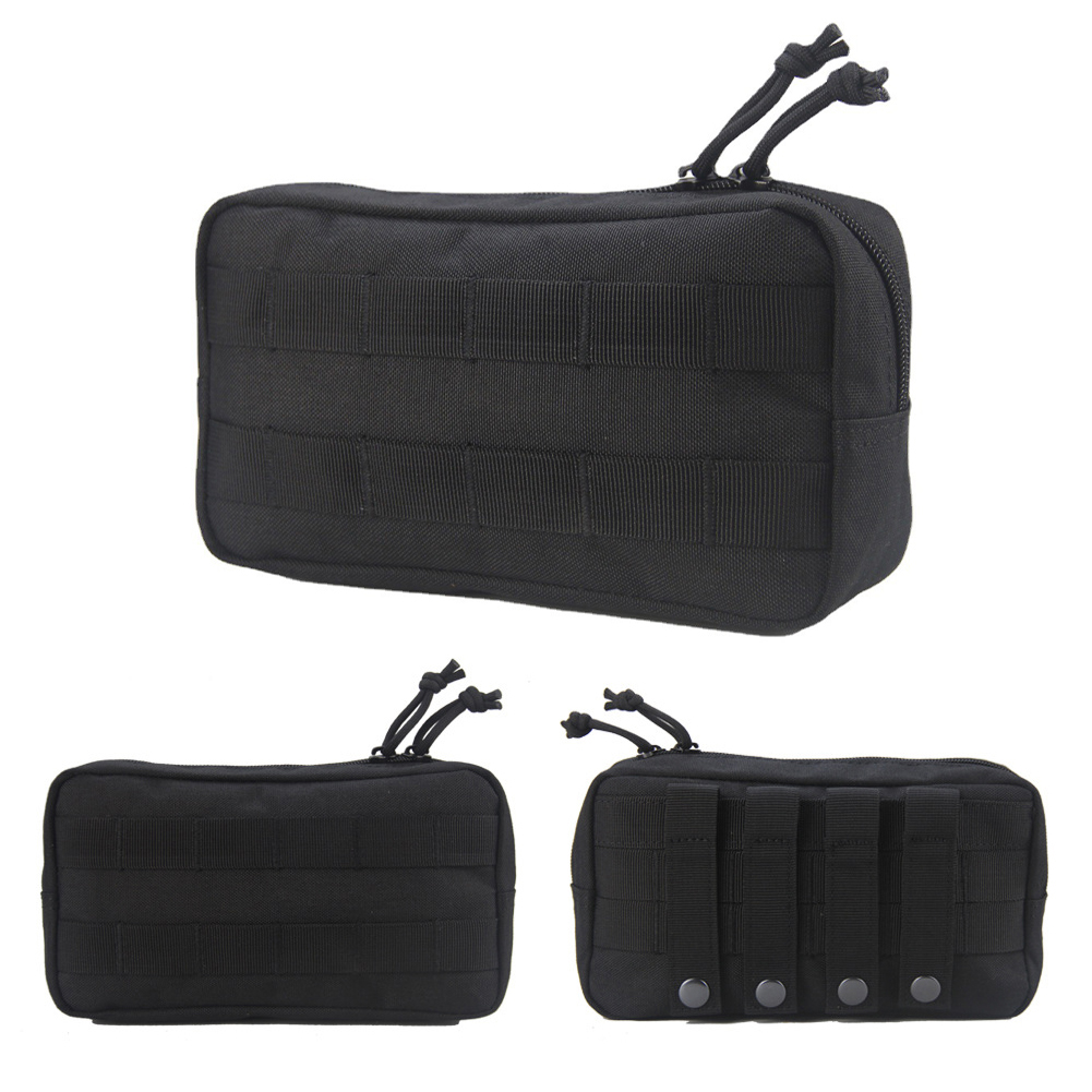 Zipper Waist Belt Pack Phone Case Pocket Molle Pouch Military Tactical Waist Bag EDC Tools Airsoft Phone Army Molle Hunting Bag