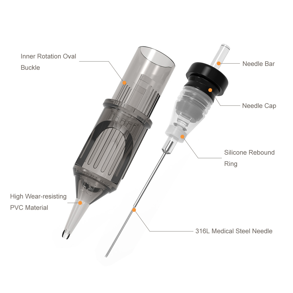 Картридж татуировки игласти RL RS RM M1 одноразовая стерилизованная татуировка татуировки.
